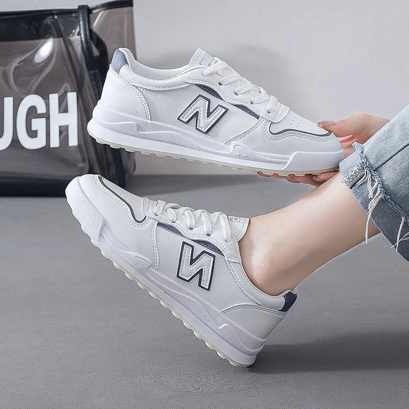 2021 autumn new sports shoes female INS student street shoot small white shoes Agan running shoes Korean version of casual shoes 2101