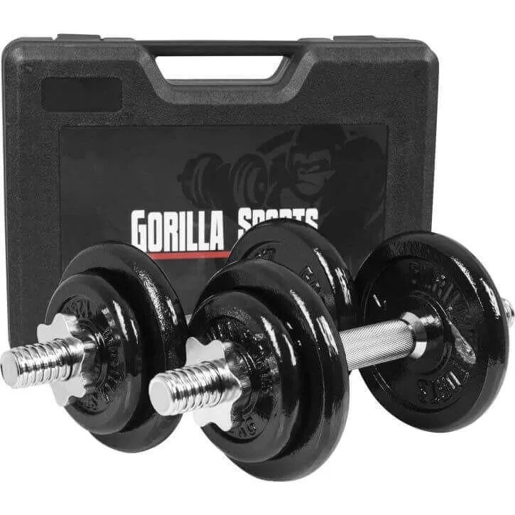 20KG Dumbbell Set with Carry Case