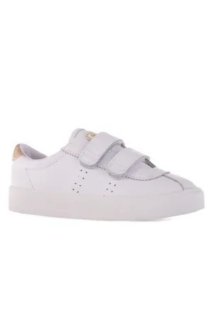 2843 Kids Club S Straps Leather White