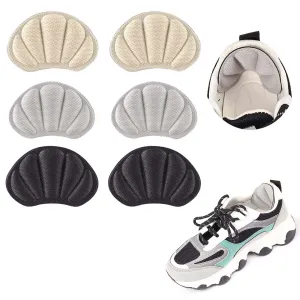 3 Pairs Shoes Cushions Pads, Soft Thick Heel Grips for Loose Shoes Self-Adhesive Heel Protectors for Trainers Anti Slip Shoes Pads Shoes Inserts for Women and Men