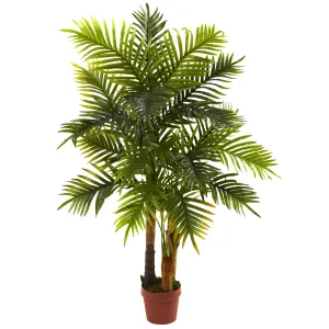 4' Artificial Areca Palm Tree (Real Touch) - Low Maintenance, Life-Like & Vibrant Silk Trees For Busy People.