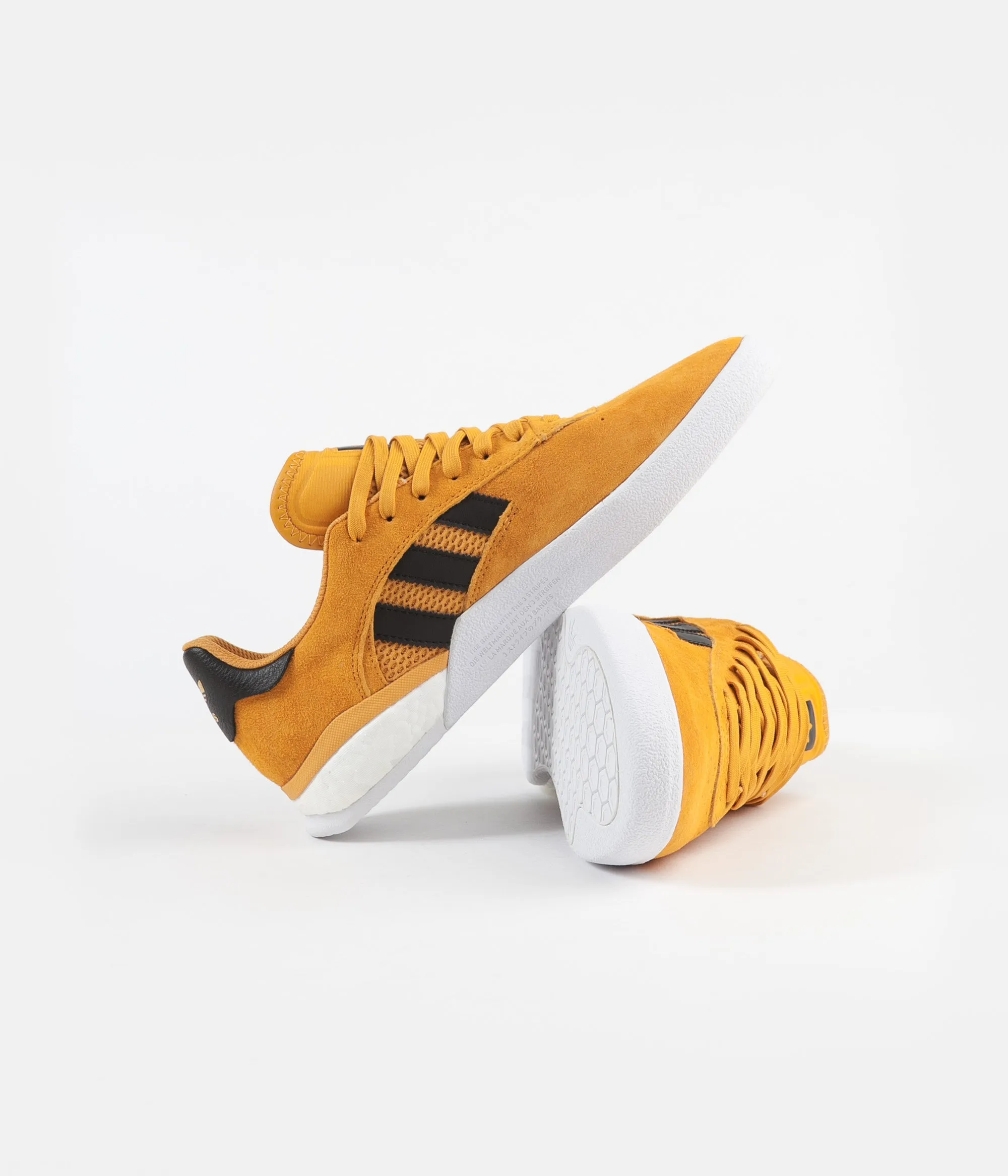 Adidas 3ST.004 'Miles Silvas' Shoes - Yellow / Core Black / Gold Metallic