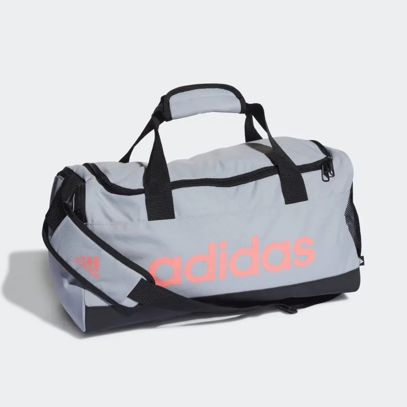 ADIDAS ESSENTIALS LOGO DUFFEL BAG EXTRA SMALL - GREY