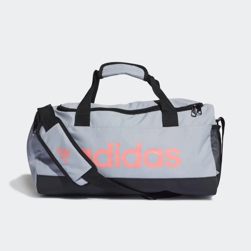 ADIDAS ESSENTIALS LOGO DUFFEL BAG EXTRA SMALL - GREY