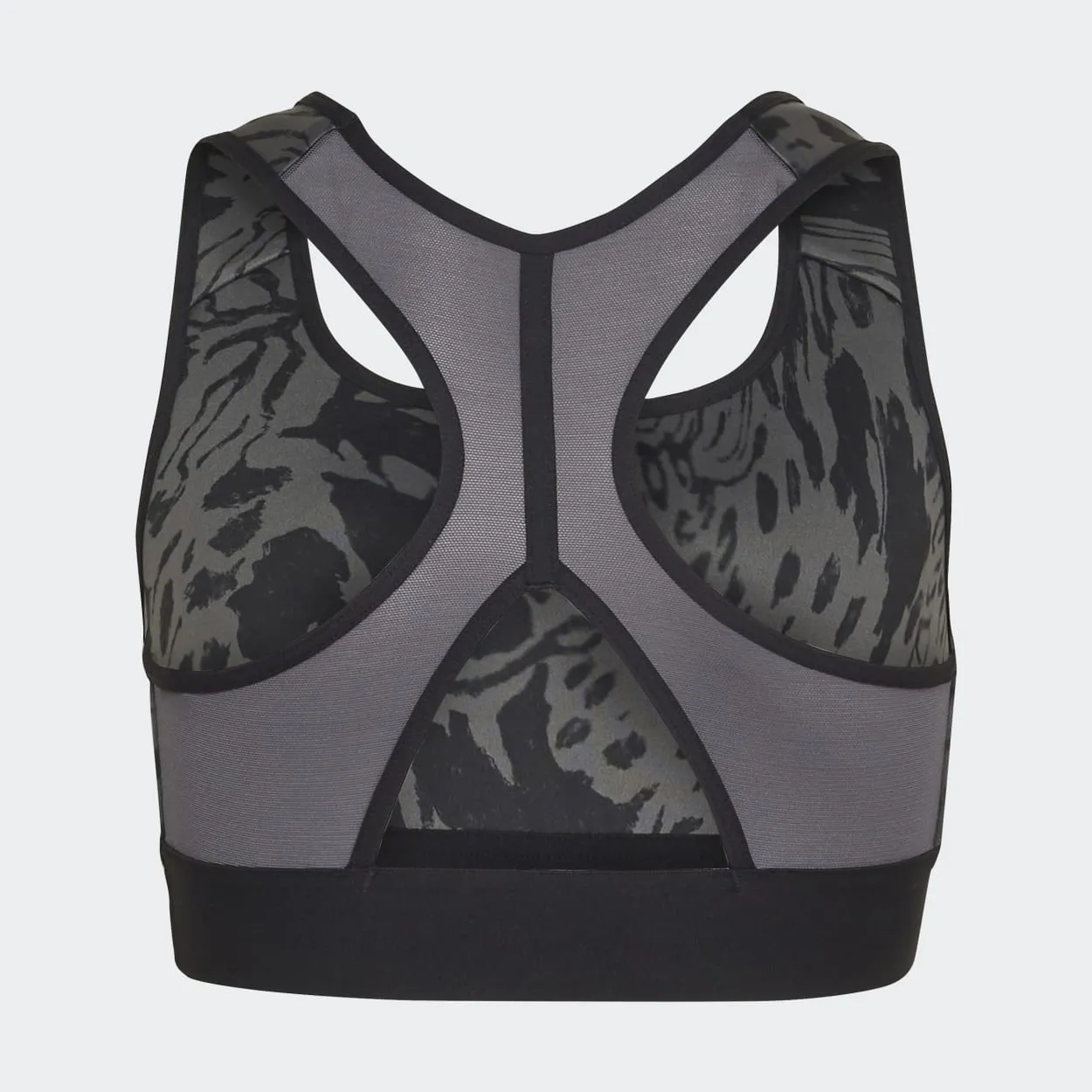 adidas Girls Aeroready Sport Icon Animal Print Sports Bra