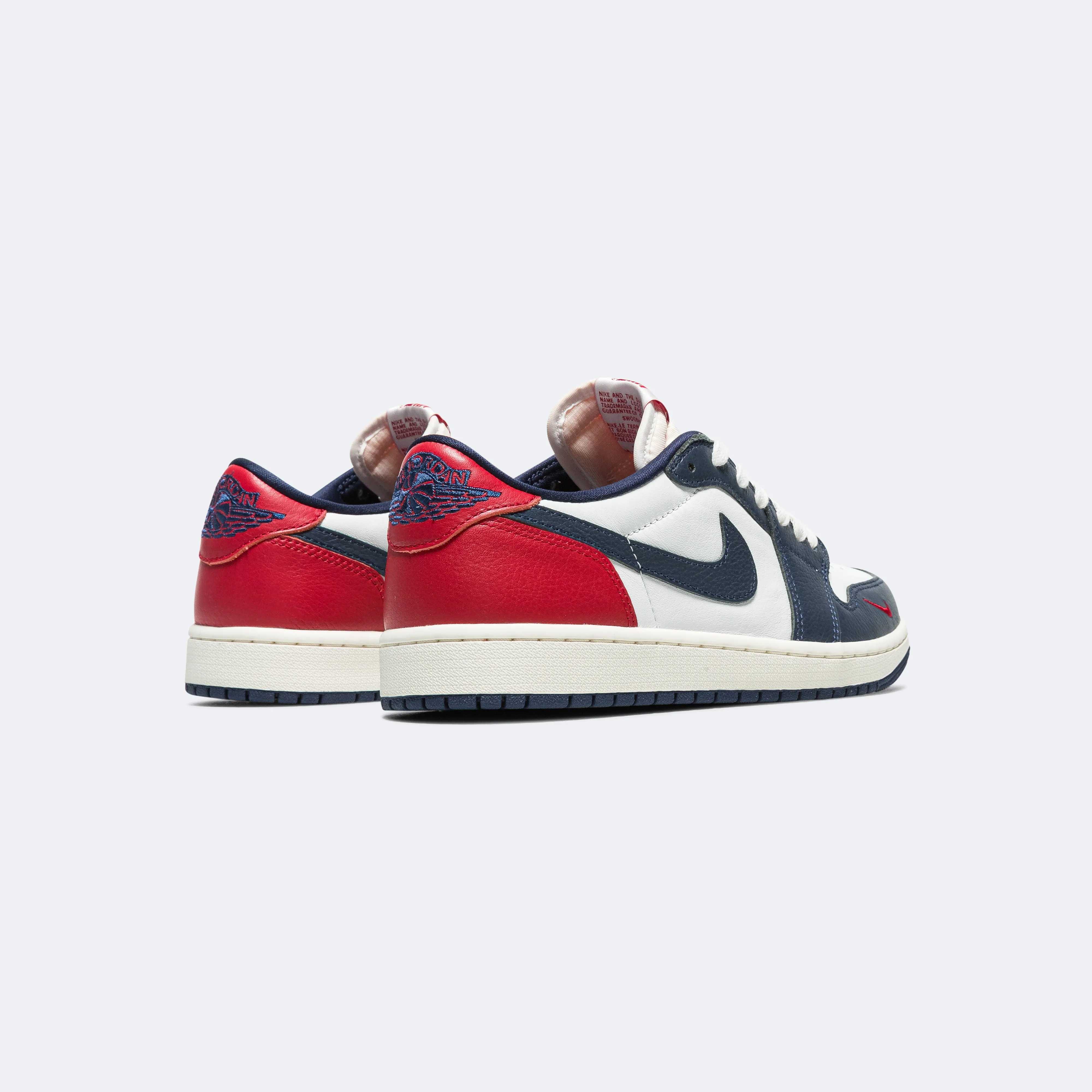 Air Jordan 1 Retro Low OG - Summit White/Gym Red-Midnight Navy