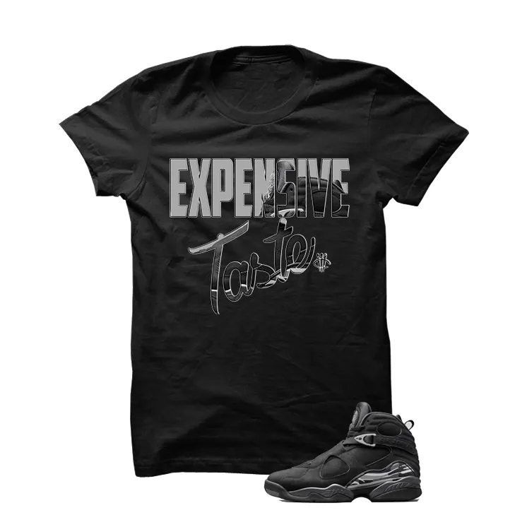 Air Jordan 8 "Chrome" Black T Shirt (Expensive Taste)