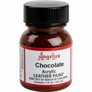 Angelus Acrylic Paint Chocolate #015 29Ml Use On Leather, Vinyl Or Fabric