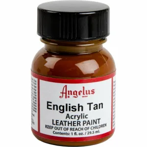 Angelus Acrylic Paint English Tan #019 29Ml Use On Leather, Vinyl Or Fabric