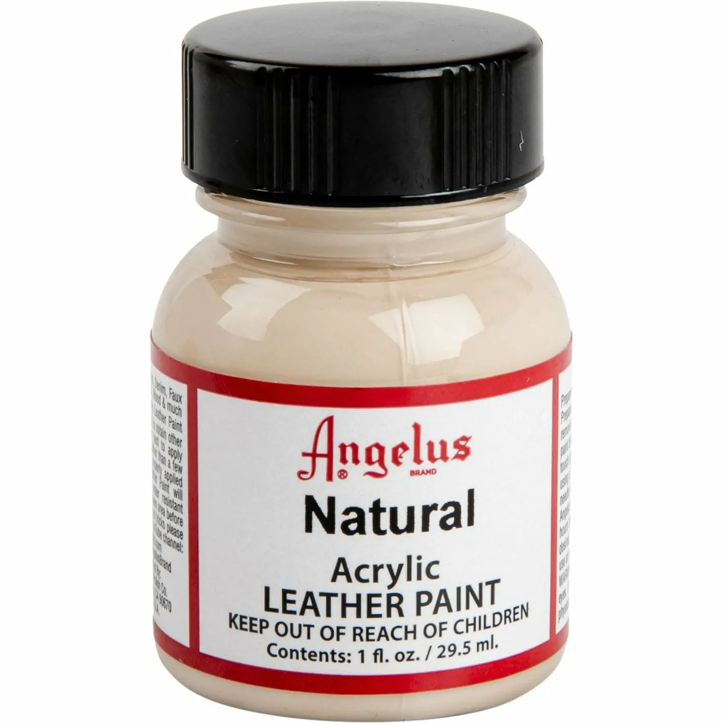 Angelus Acrylic Paint Natural #161 29Ml Use On Leather, Vinyl Or Fabric