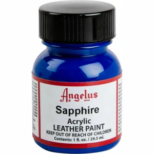 Angelus Acrylic Paint Sapphire #177 29Ml Use On Leather, Vinyl Or Fabric