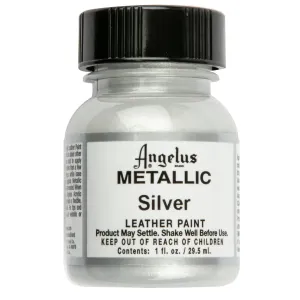 Angelus Acrylic Paint Silver #150 29Ml Use On Leather, Vinyl Or Fabric