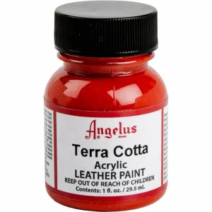 Angelus Acrylic Paint Terracotta Red #183 29Ml Use On Leather, Vinyl Or Fabric