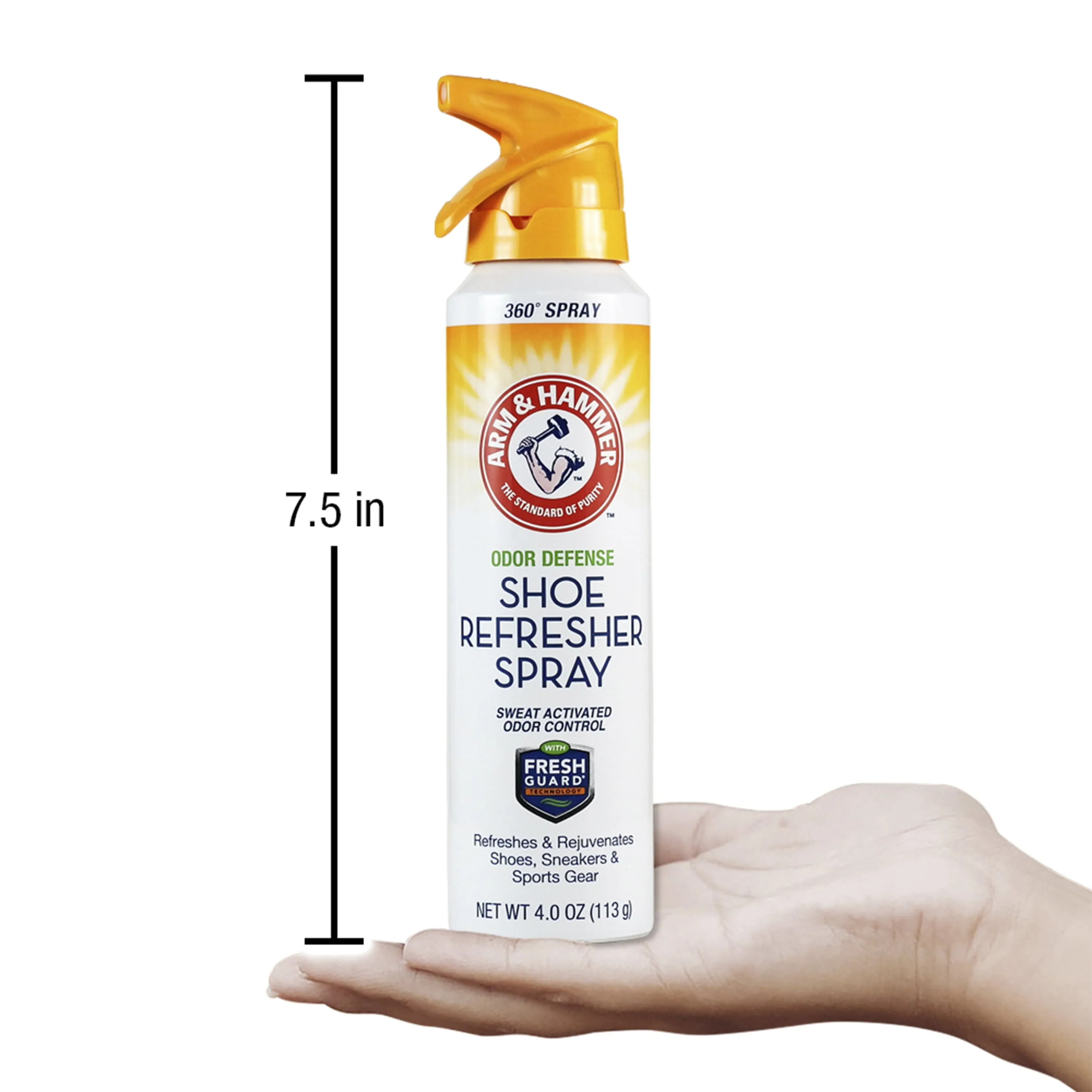 Arm & Hammer Odor Defense Shoe Refresher Spray, 4 Oz