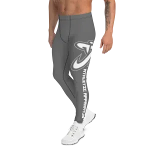 Athletic Apparatus Grey White logo V2 Men's Leggings