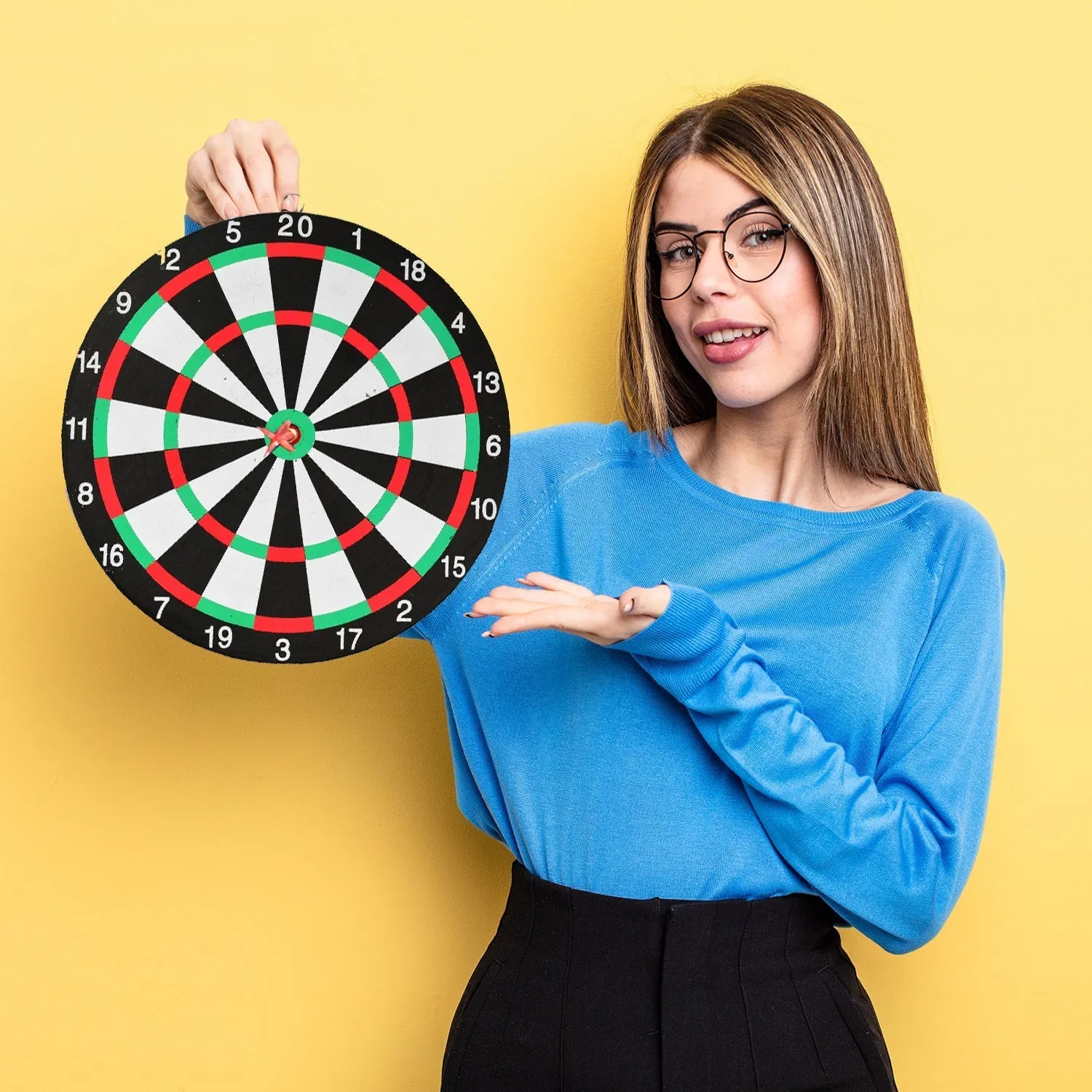 Big size double faced portable dart board with 4 darts set for kids children. indoor sports games board game dart board game.