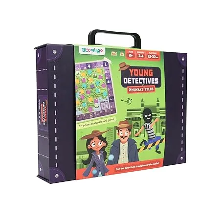 Bloomingo Pretend Play Kit - Young Detective Mumbai Files: Become a Detective & Solve Thrilling Mysteries in Mumbai