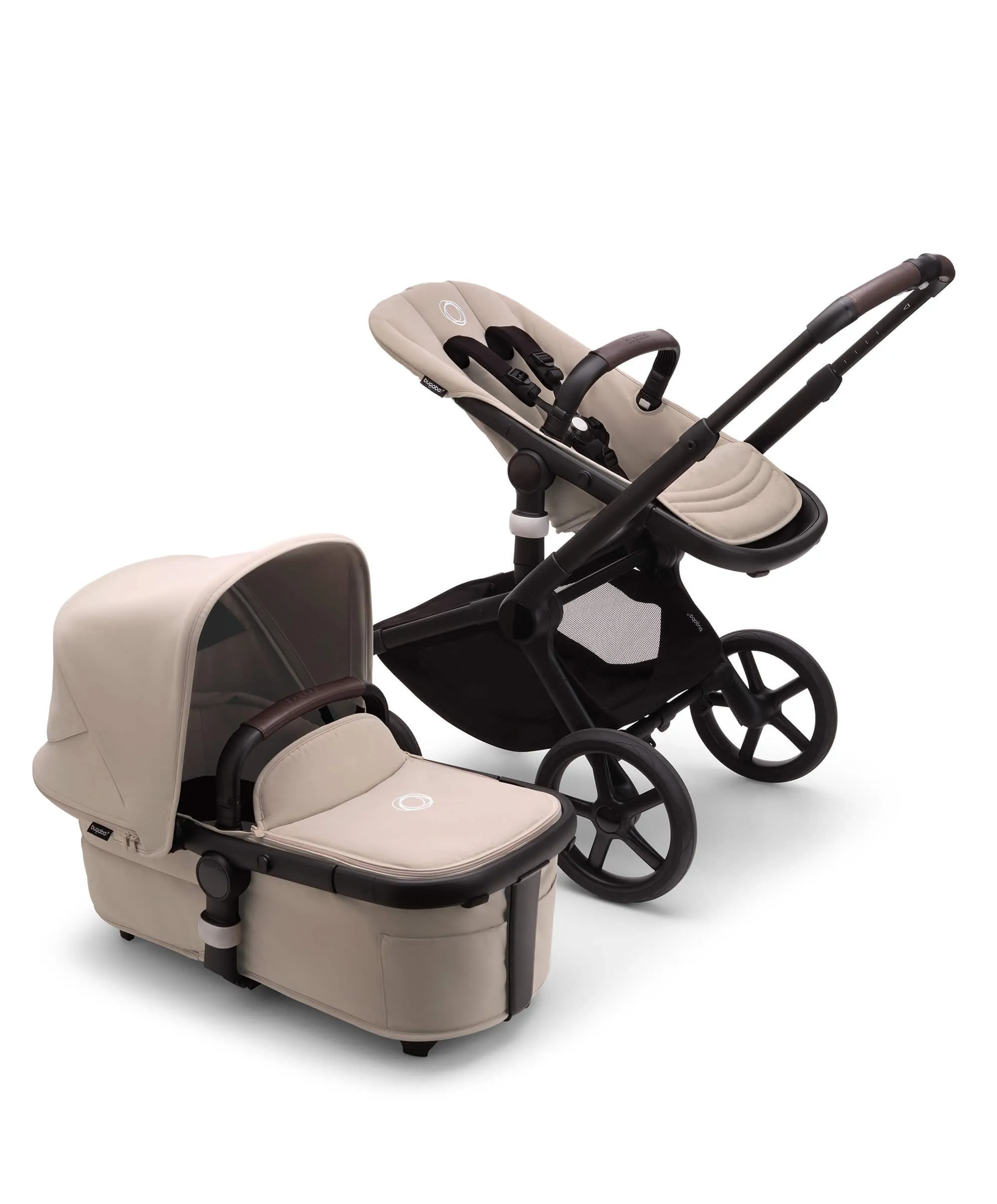 Bugaboo Fox 5 Essential Pushchair Bundle with Cybex Cloud T (9 pieces) - Desert Taupe