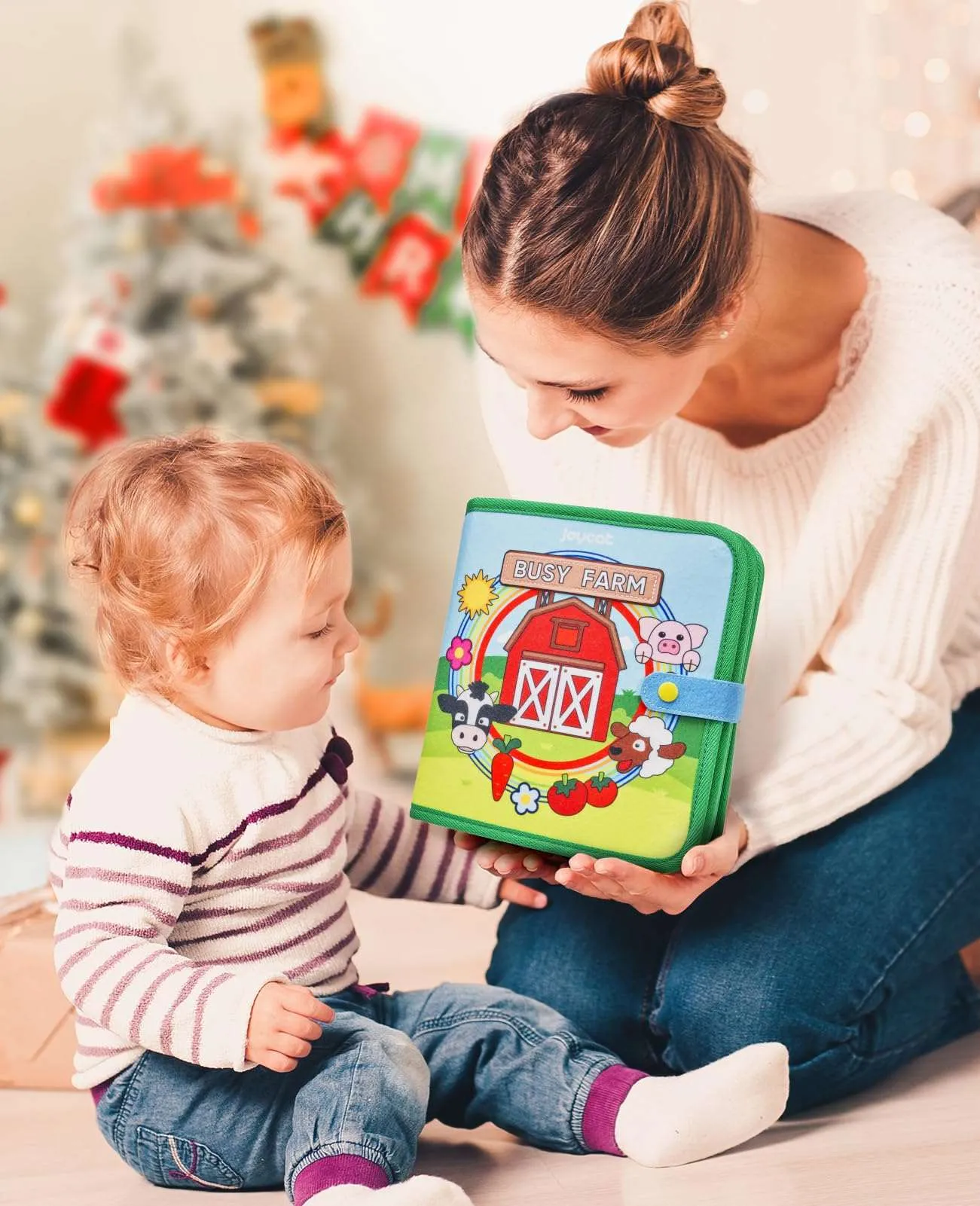 Busy Board Farm Themed Montessori Toy