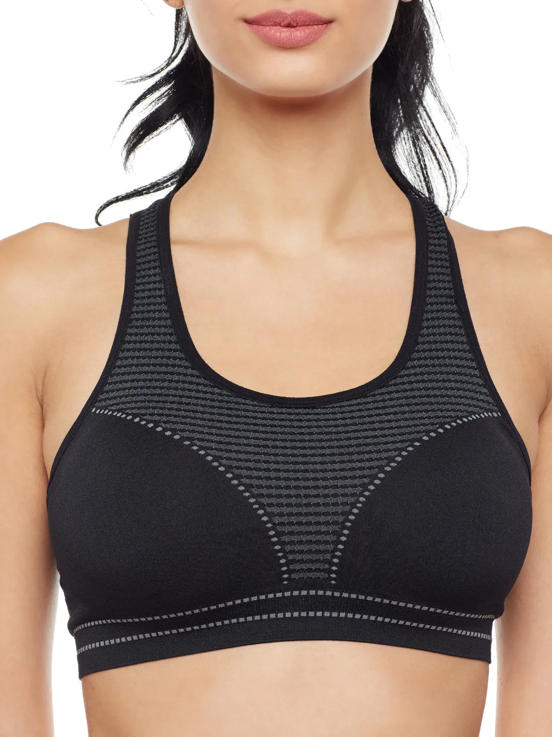 C9 Airwear Seamless Active Sports Bra with Pads for Women - Nude