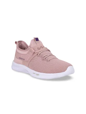 Campus Women Peach-Coloured Mesh Running Shoes