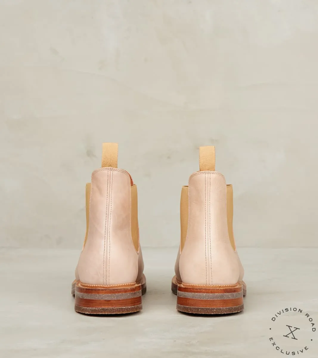 Chelsea Boot - 2030 - Lactae Hevea - Conceria Champagne Washed Vacchetta 800