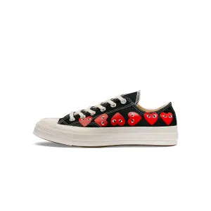 Comme des Garcons PLAY x Converse Chuck 70 Lo Multi Heart Shoes