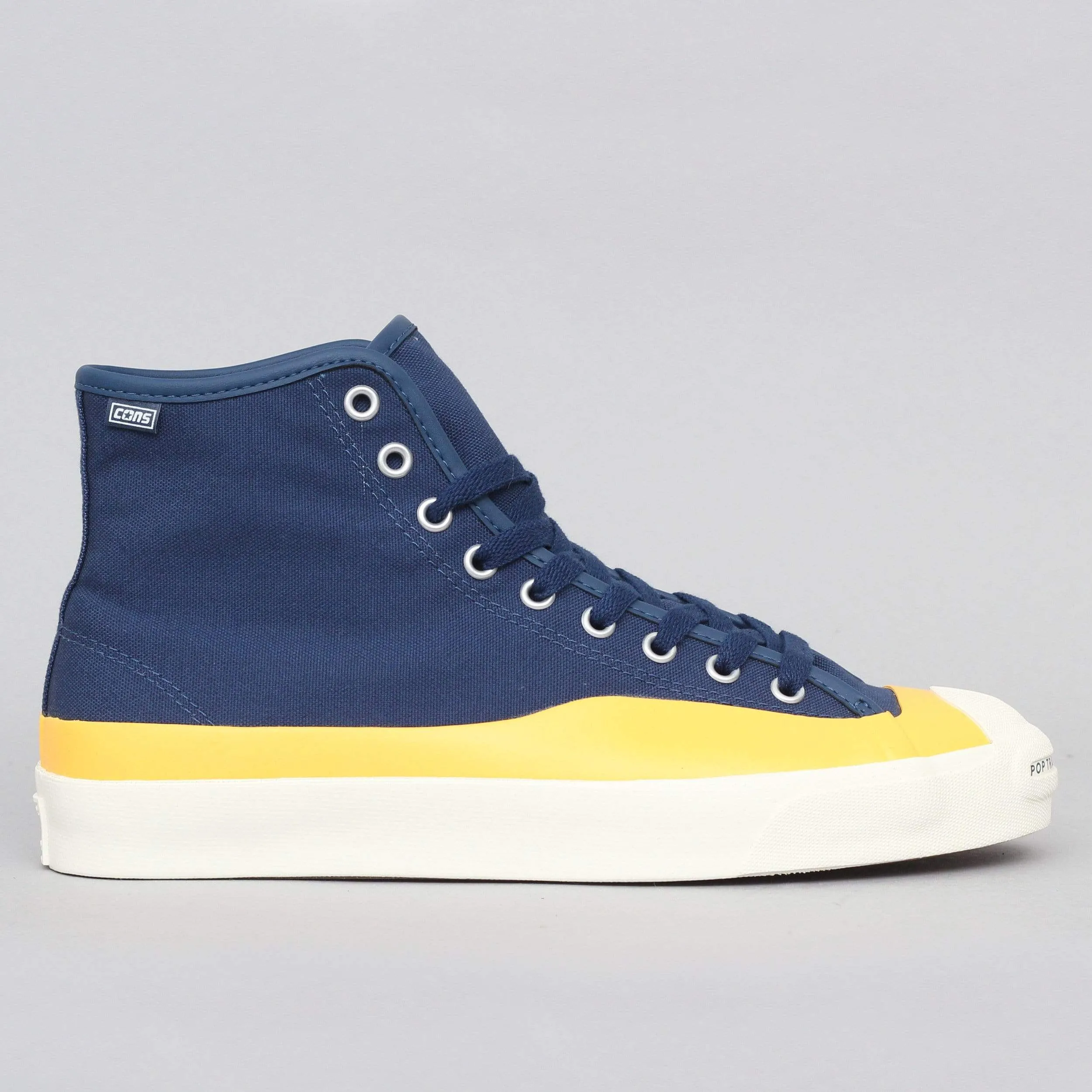 Converse X Pop Trading Jack Purcell Pro PTC Hi Shoes Navy / Citrus / Egret