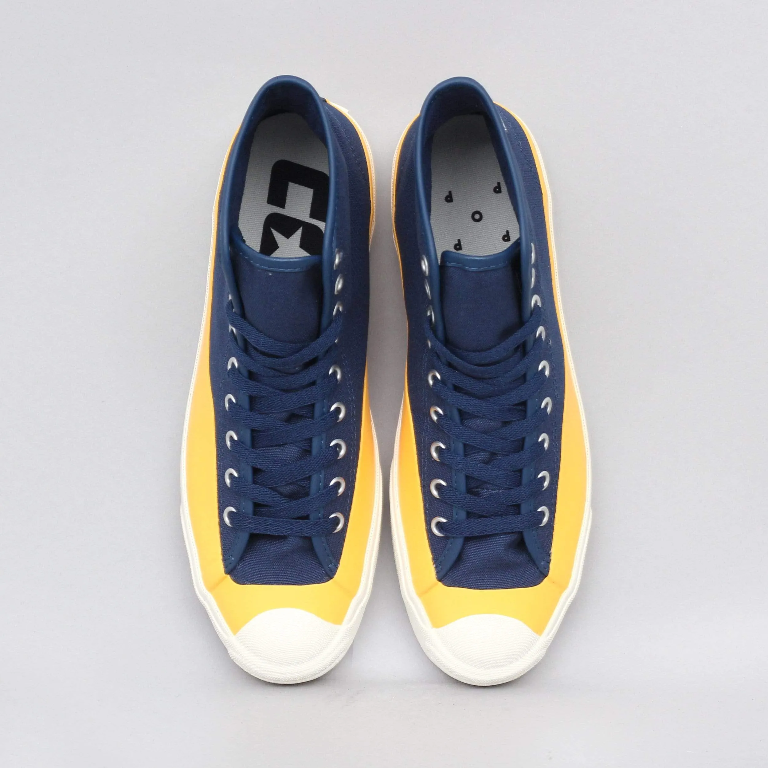 Converse X Pop Trading Jack Purcell Pro PTC Hi Shoes Navy / Citrus / Egret