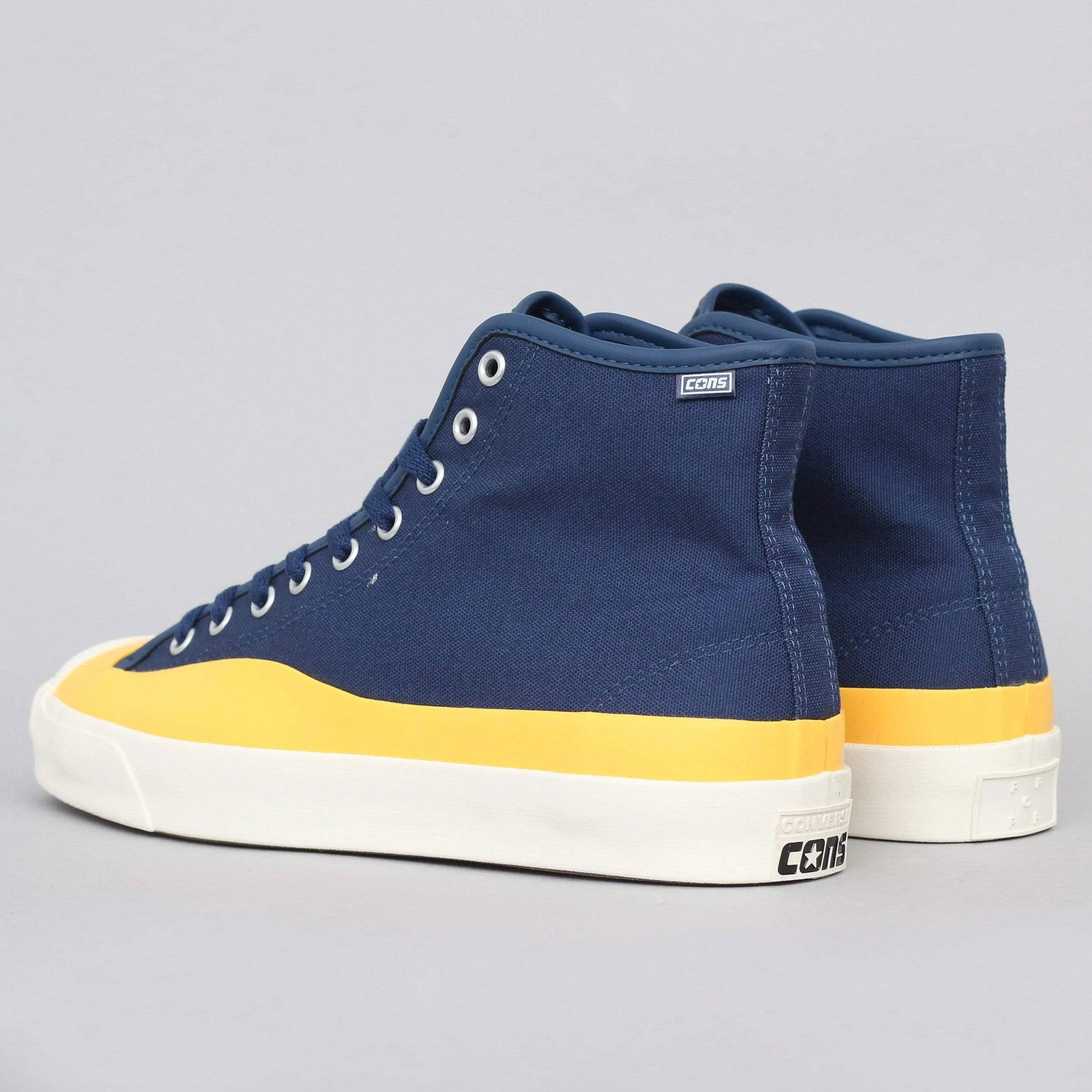 Converse X Pop Trading Jack Purcell Pro PTC Hi Shoes Navy / Citrus / Egret