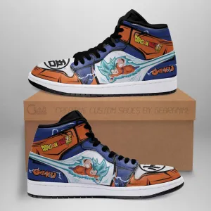 DBS Goku Blue Sneakers Custom Anime Dragon Ball Shoes