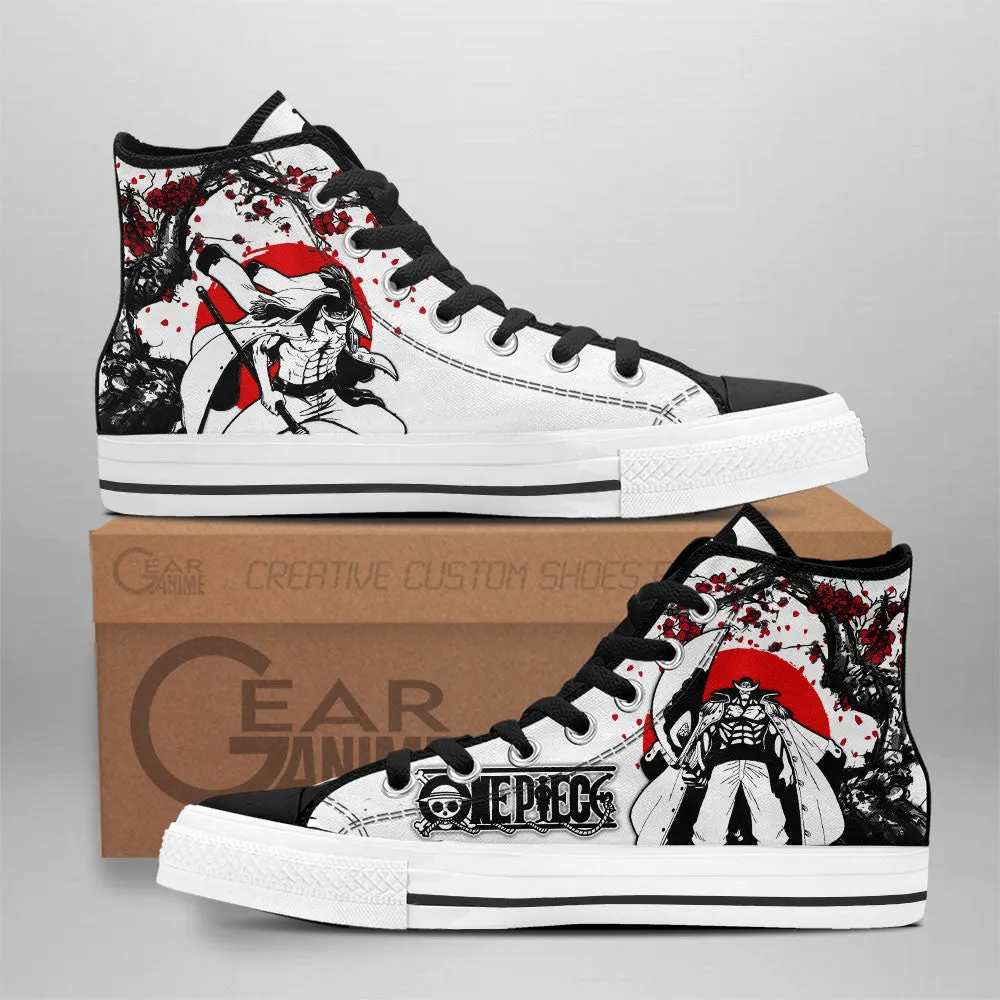 Edward Newgate High Top Shoes Anime OP Sneakers Japan Style