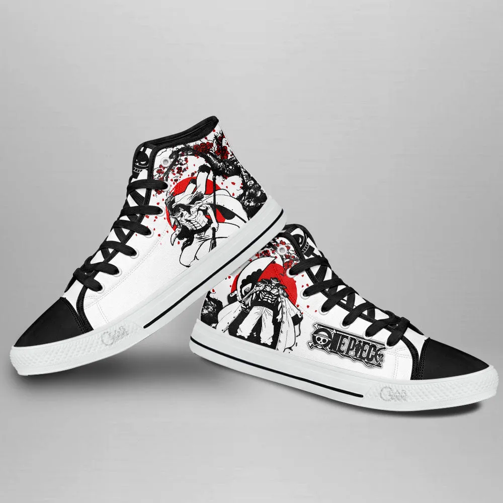 Edward Newgate High Top Shoes Anime OP Sneakers Japan Style