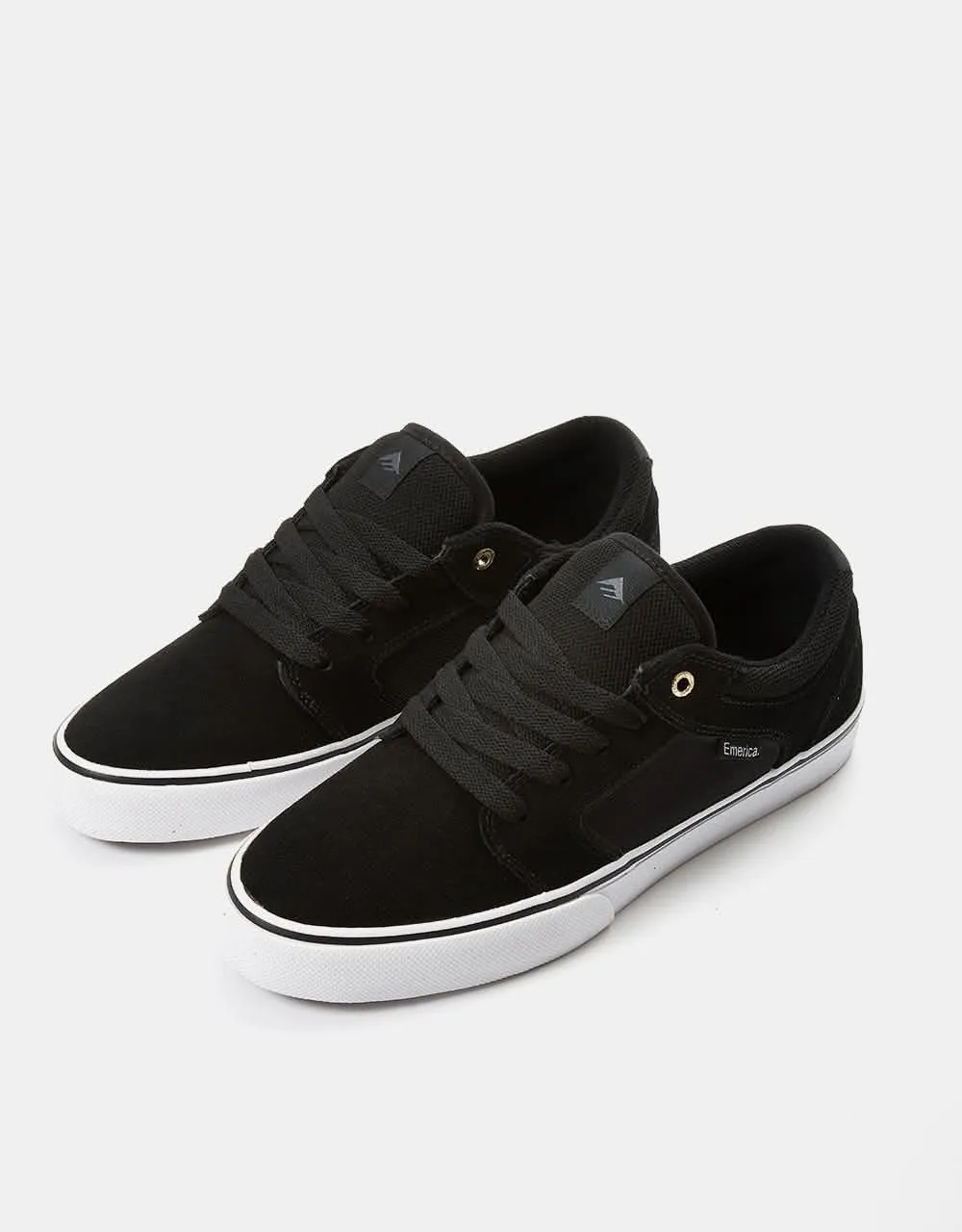 Emerica Cadence Skate Shoes - Black/White/Gold