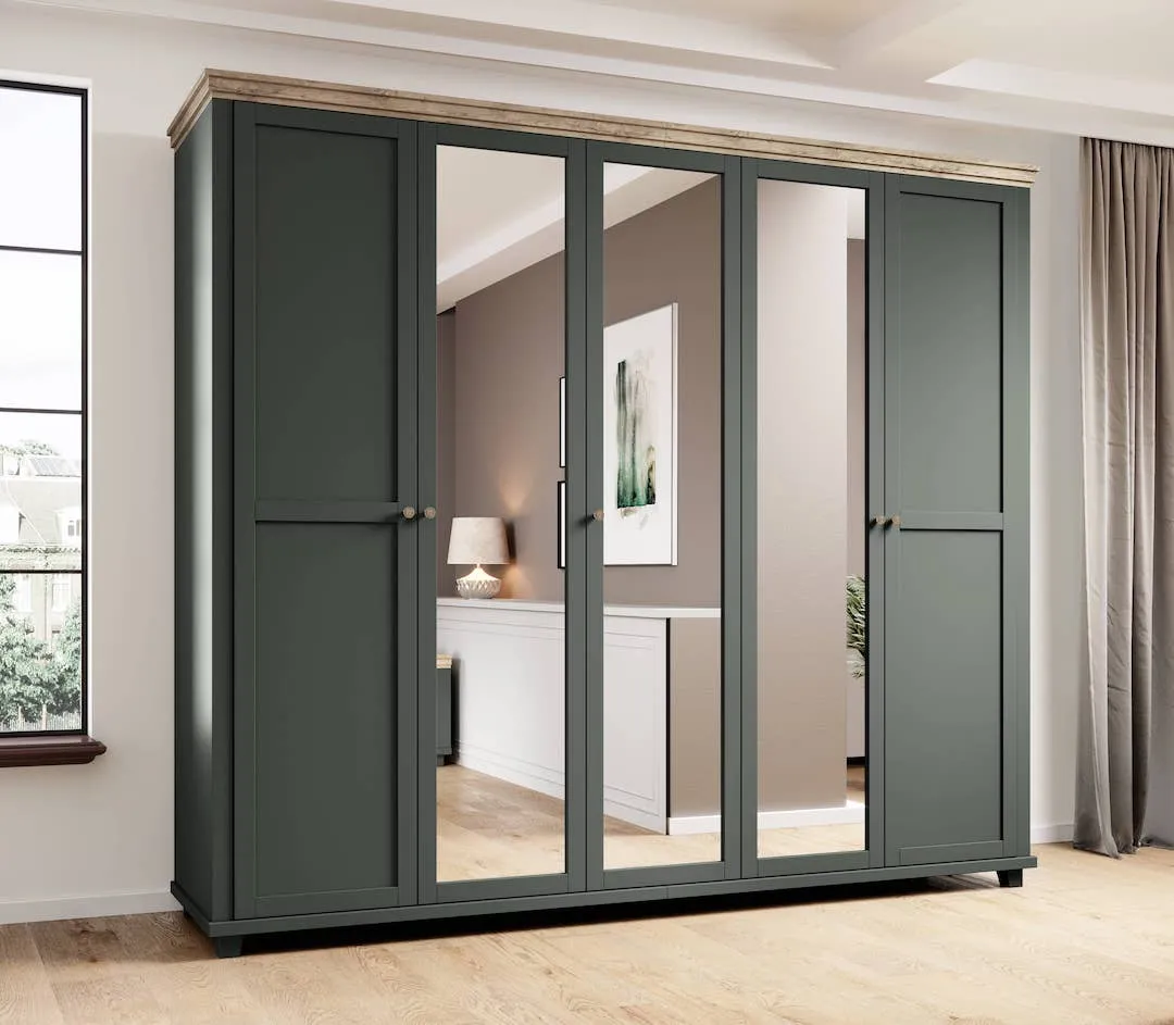 Evora 21 Hinged Wardrobe 246cm