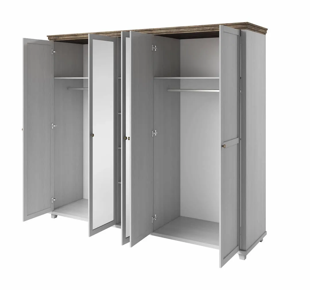 Evora 21 Hinged Wardrobe 246cm