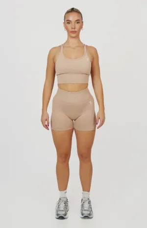 Form Seamless Scrunch Shorts & Sports Bra Set - Dusty Pink