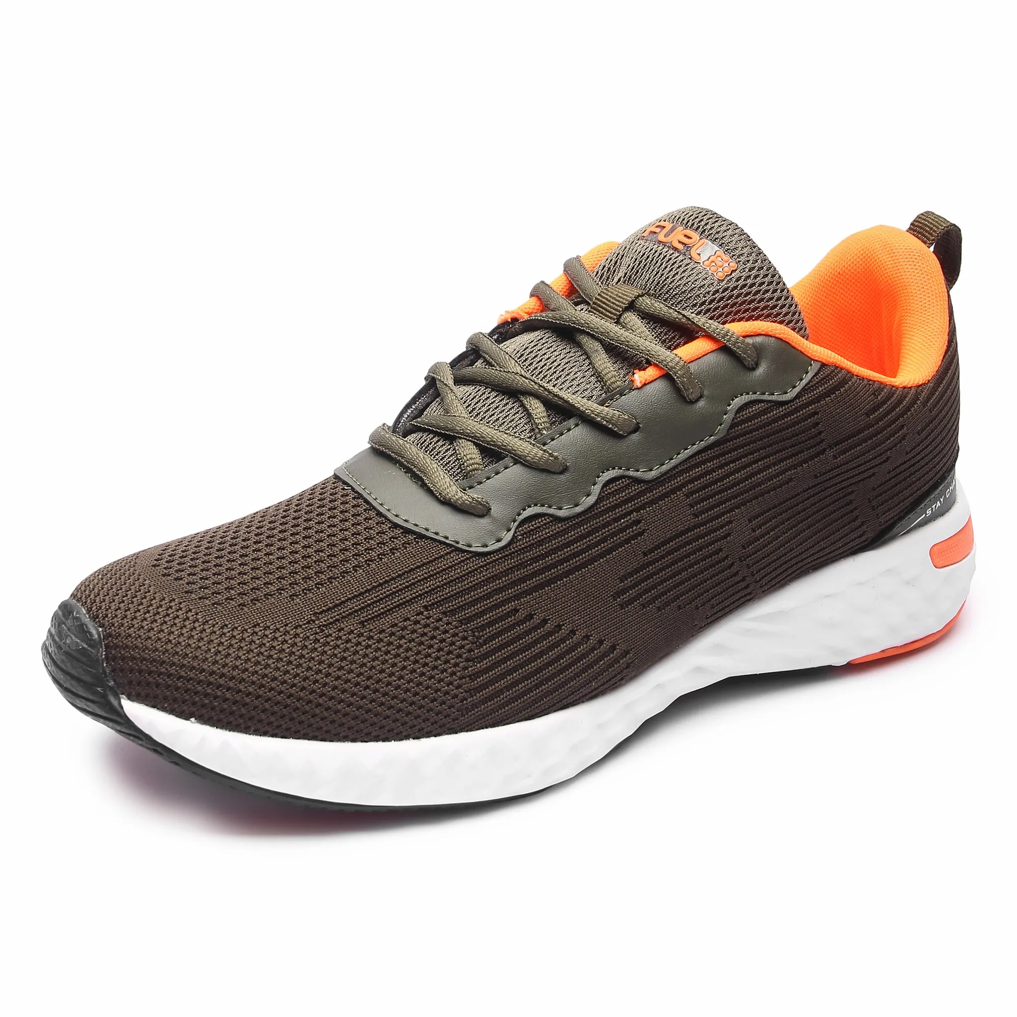 FUEL Rockstar Sport Shoe For Men's (Olive/Orange)