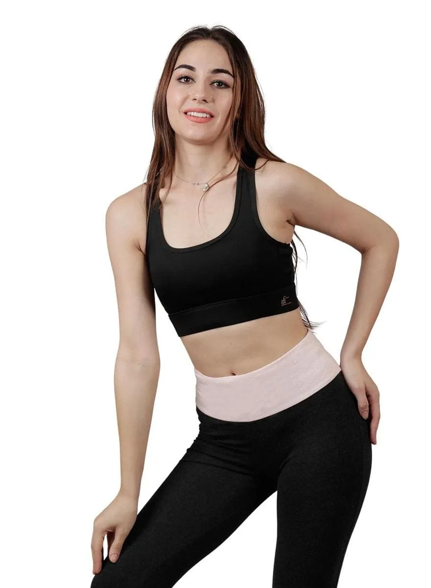 FXM Flexiwear Active Sports Bra for Women & Girls-  Gym, Yoga, Running Bra - Wireless, Zero Bounce Extra Support NY-S0019