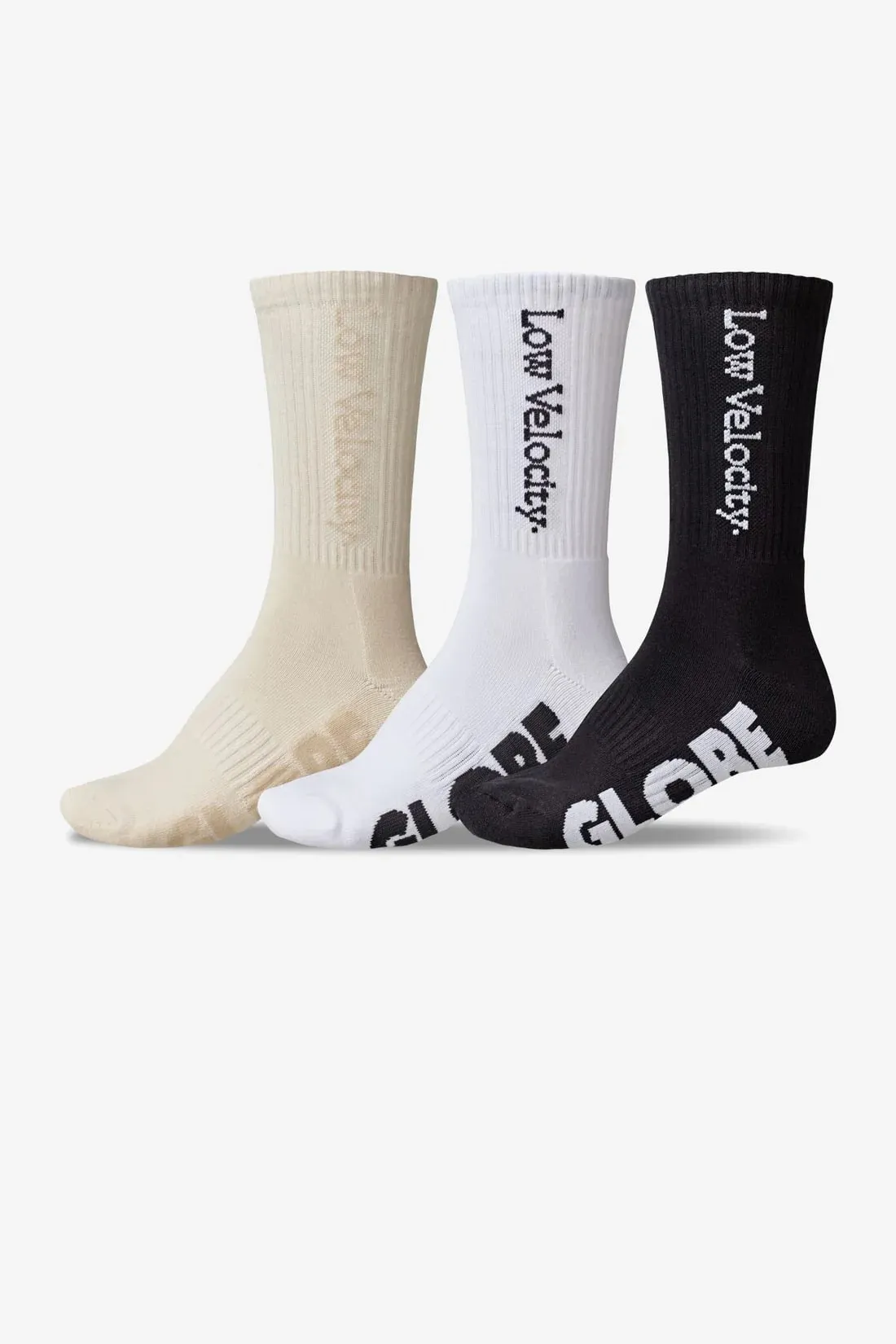 Globe Low Velocity Crew Socks 3 Pack