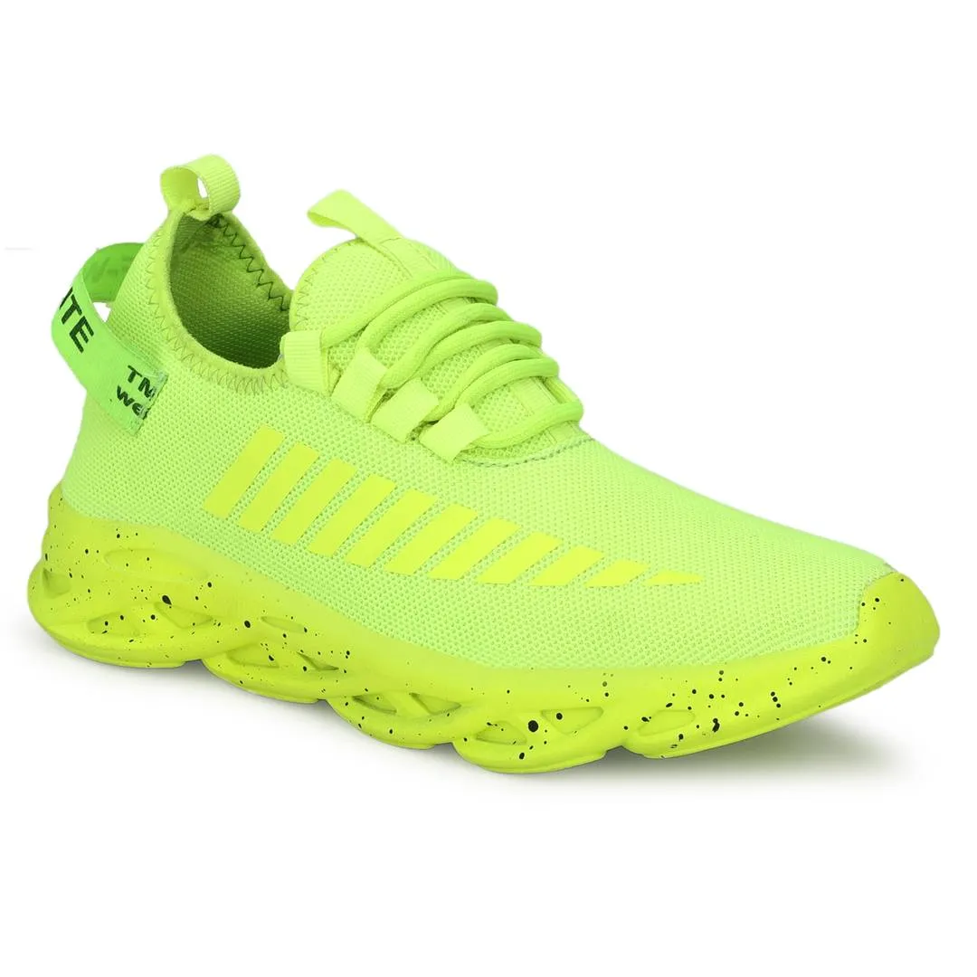 Green Trending Sports Shoes For Outdoor Exercises & Games