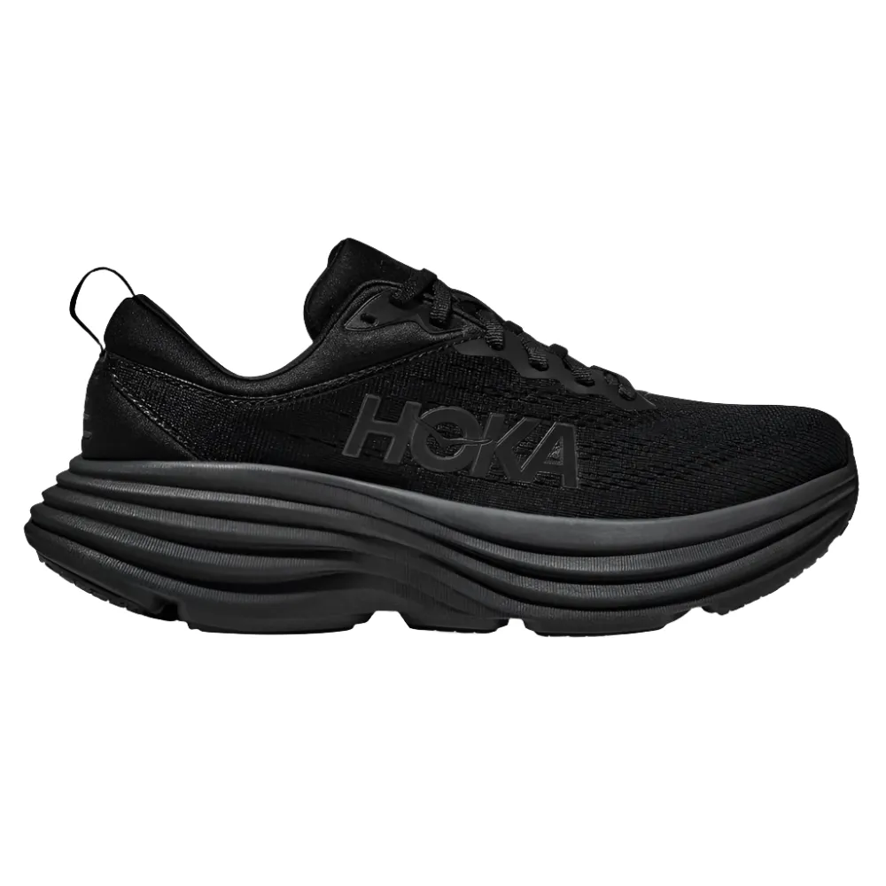 Hoka Men's Bondi 8 Black / Black Extra Wide