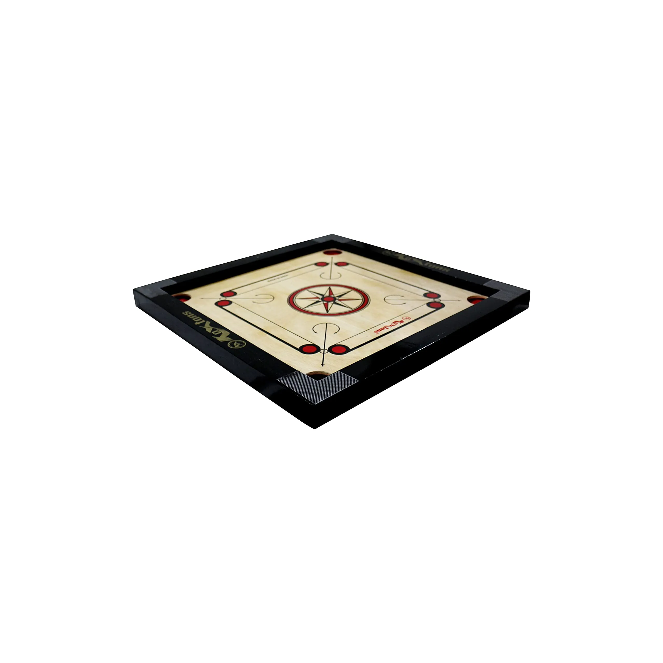 KOXTONS - Carrom Board Small 1.5" Border (Economy), Brown, All Ages