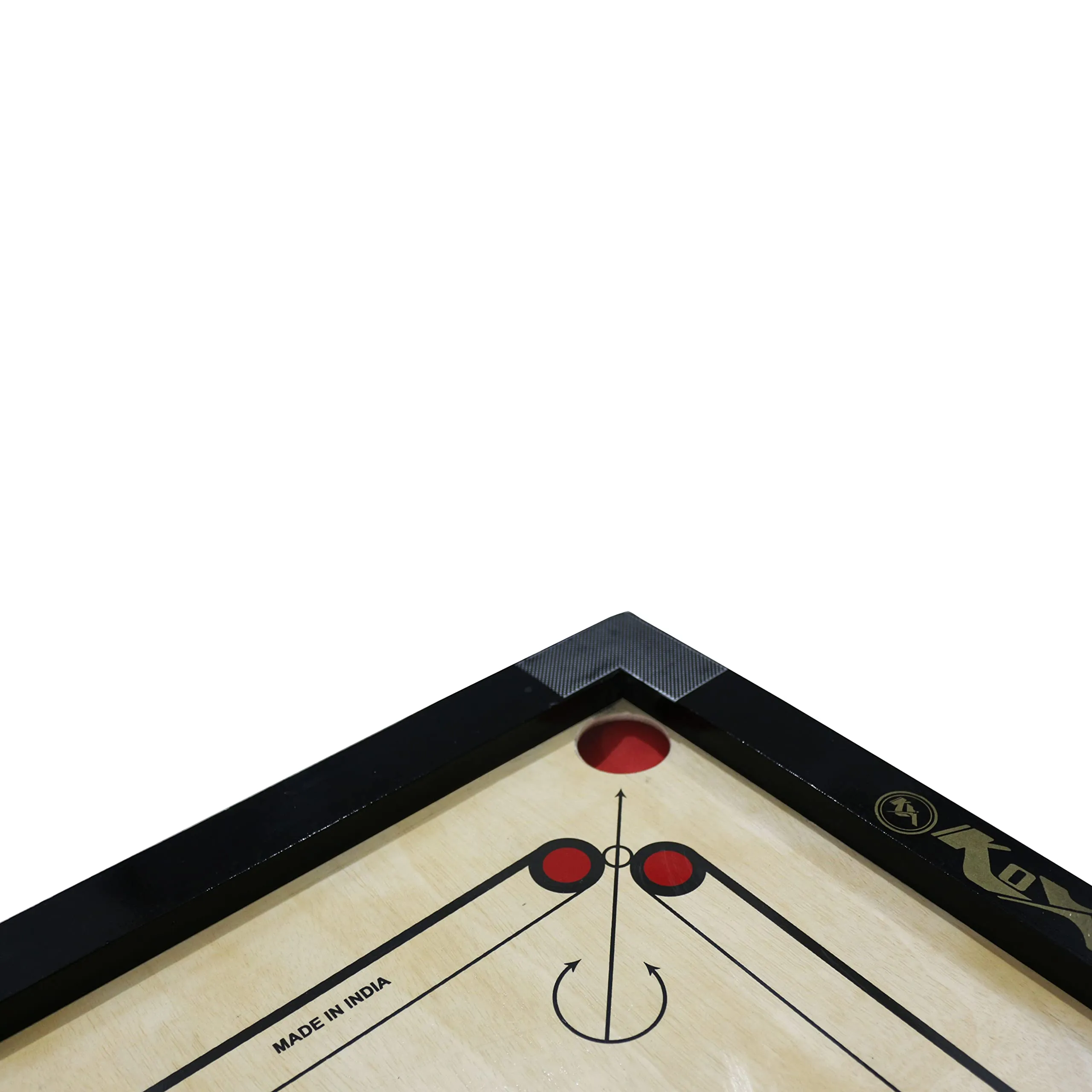 KOXTONS - Carrom Board Small 1.5" Border (Economy), Brown, All Ages