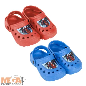 Licensed Boys Spiderman Character Clogs