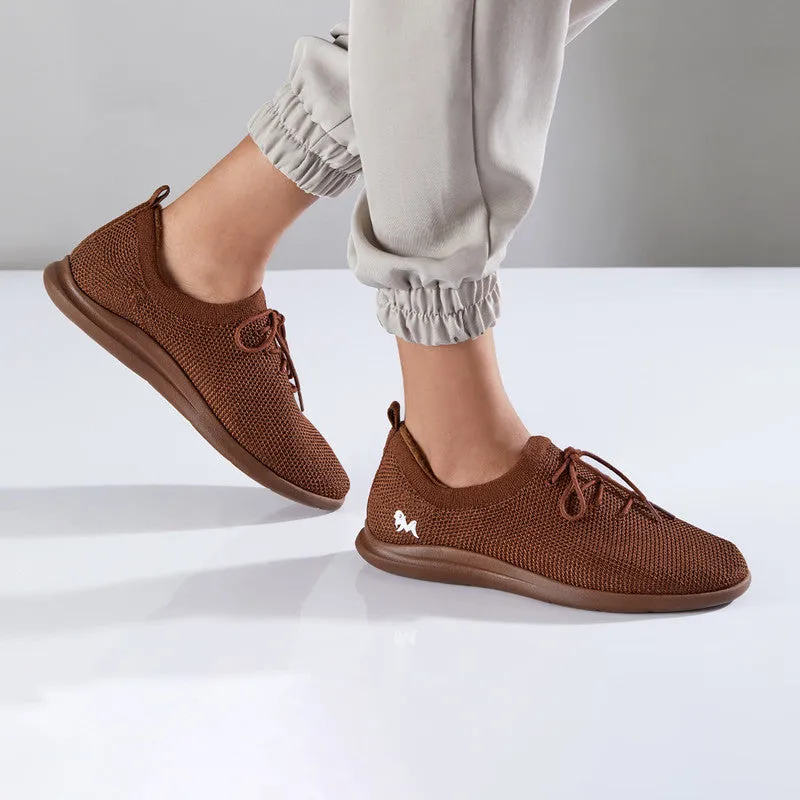 Neeman's ReLive Knit Sneakers for Men | Coper Brown | Light-Weight & Comfortable