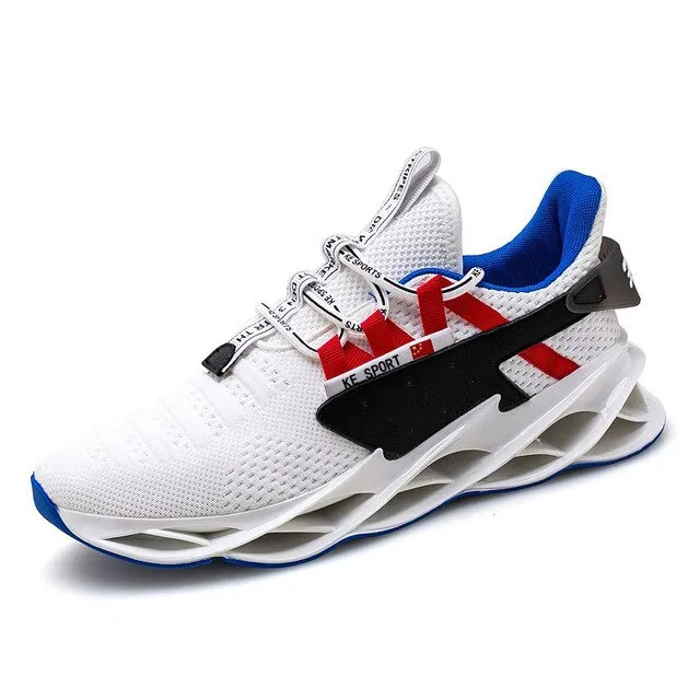 New Hot Blade Warrior Sport Shoes Breathable Mesh Running Shoes for Men Damping Cushioning Athletic Jogging Sneakers Zapatillas