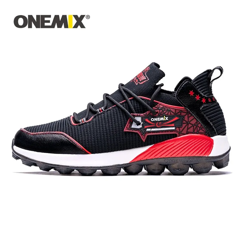 ONEMIX Original Men Sneakers Breathable Wear-resistance Outdoor Running Shoes Women Sport Shoes Non-slip Tennis Trainers Shoes