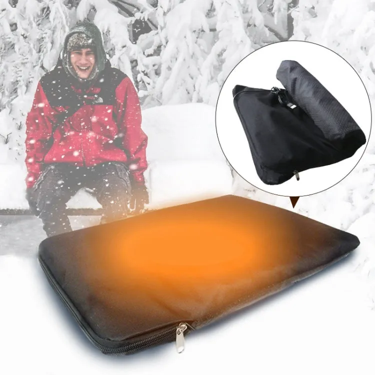 Outdoor Camping Stool Non-slip USB Rechargeable Warm Cushion(Direct Charging)