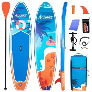 Paddleboard Inflatable, 10'6 33"6" - Paddle Boards for Adults & Youth, Inflatable SUP